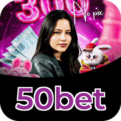 Passo a passo visual mostrando processo de download e instalação do aplicativo 50bet